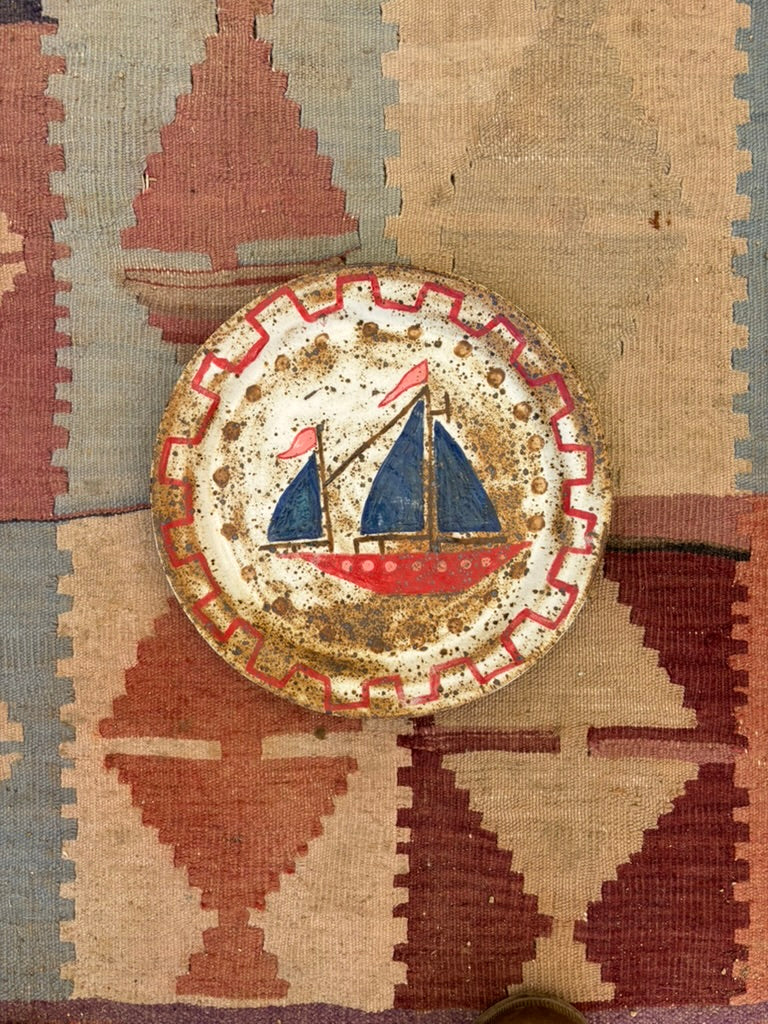 A DEF POSS: Sailboat Plate